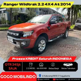 [Km66rb] Ranger Wildtrak DC 4x4 Matic 2014 ANTIK ISTIMEWA Bisa Kredit