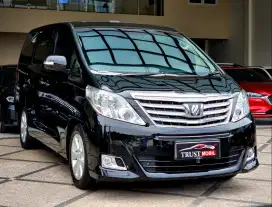 LOW KM 69 RB!! TOYOTA ALPHARD 2.4 G PILOT SEAT BERYLLIUM 2012 BLACK