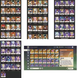 DIJUAL AKUN GENSHIN IMPACT + HONKAI IMPACT + HONKAI STAR RAIL