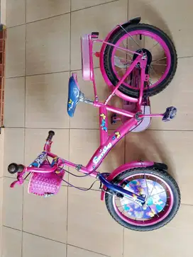 Dijual Sepeda Anak Bekas Warna Pink - Kondisi Layak Pakai, Harga Nego