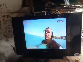Jual tv 29in slim Samsung zoombass layar dtar plat harga 450 nego