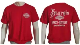 Kaos harley davidson sturgis dan putih