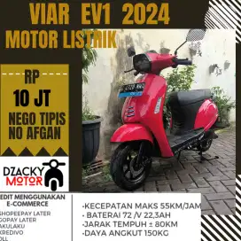 VIAR EV1 2024 MOTOR LISTRIK SECOND LIKE NEW