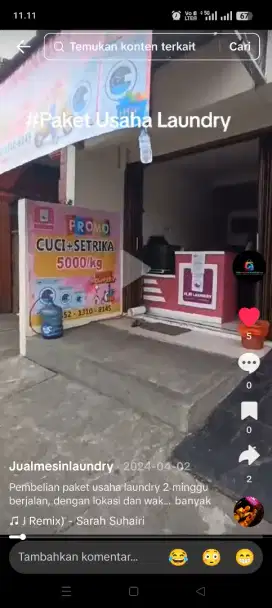 di cari karyaean laundri di daerah cilangkap