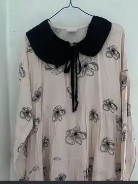 Midi dress cewek korean style