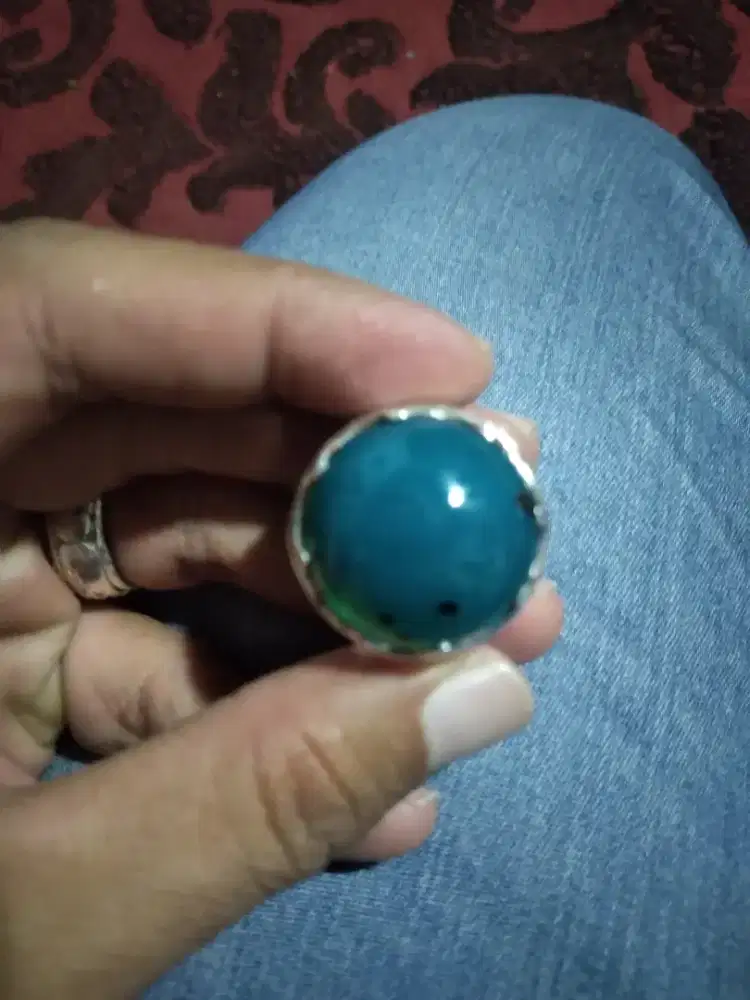 jual batu bacan ring perak