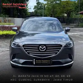 Low km 40rban mazda CX9 abuabu surabaya 2.5 2018 fullorisinil