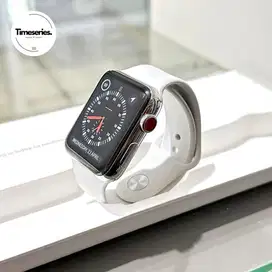 Apple Watch Series 3 42mm Stainless Steel BH91% Fullset Ori
