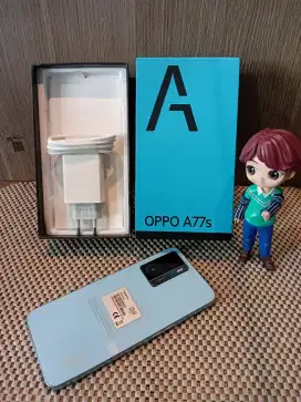 Oppo A77s Ram 8/128 Full set Bergaransi
