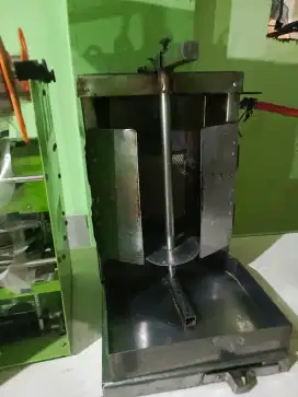 Panggangan kebab air mancur coklat mesin giling adonan mixer gerobak