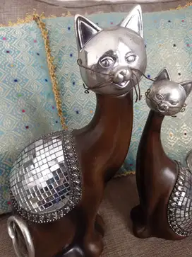 Patung Kucing Antik (Dapat 2 )
