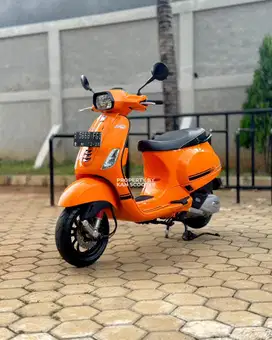 JUAL MURAH VESPA S FACELIFT ORANGE 2021 MULUS