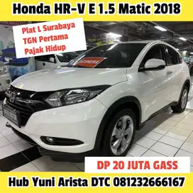 HR-V E Matic 2018 PlatSBY TGN1 WarnaPutih Terawat Siap Pakai