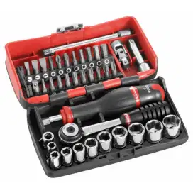 Kunci shock Facom Ultra Compact Ratchet set SQ1/4 R2NANOPB