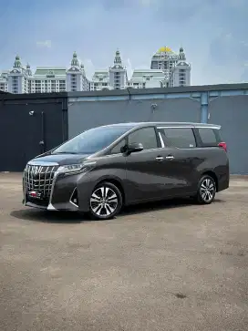 Rare Abu abu Metallic Graphite TOYOTA ALPHARD 2.5 G ATPM 2018 / Coklat