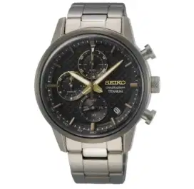 Jam Tangan Seiko SSB391P1 Quartz Chronograph Titanium Original