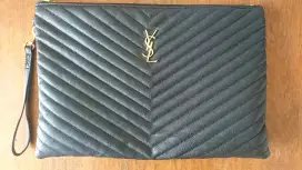Ysl Yves saint laurent leather clutch