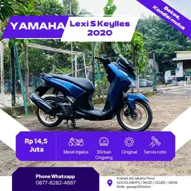 Yamaha Lexi S 125cc Bluecore Fi Keylles SSS Tahun 2020 pajak Off