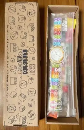 Q&Q LEGO brick watch || Jam Tangan Lego || Kado Unik