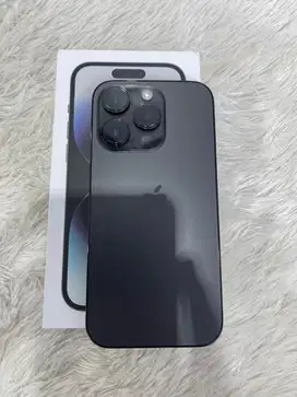 iPhone 14 Pro 128GB Black Fullset Ex Garansi iBox#3Gcom