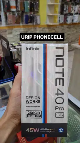INFINIX NOTE 40 PRO 5G RAM 8/256 GB GARANSI RESMI