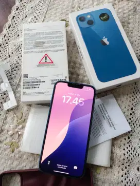 Iphone 13 Blue 128gb iBox Bh 90 mulus garansi on july NET, NEGO BLOCK