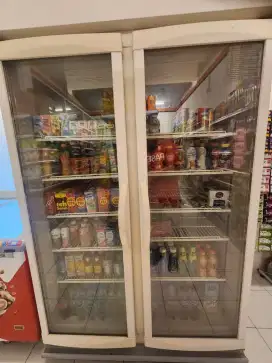 Kulkas Showcase Panasonic 2 Pintu ex minimarket