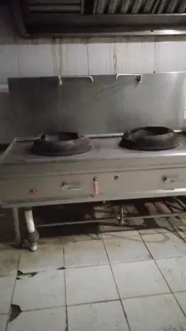 Kompor kwali range 2 tungku