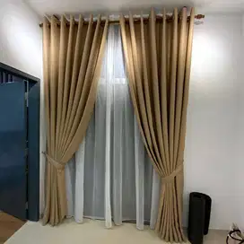 Pusat Tirai Gorden Jendela Gordyn Mewah Hordeng Model Terbaru Murah