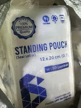 PLASTIK STANDING POUCH | PLASTIK KLIP TEBAL
