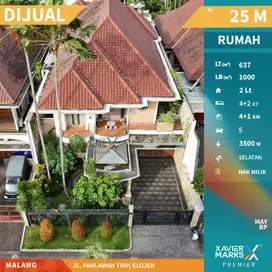 Dijual Rumah Premium di Pusat Kota dari Ijen Boulevard, Malang