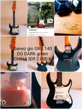 Gitar listrik ibanez gio grg140 DG