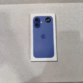 iPhone 16 Ultramarine 128 GB Garansi Resmi Baru