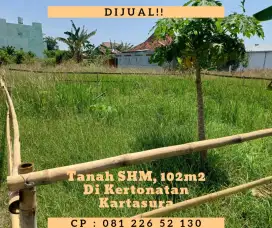 DIJUAL TANAH SHM, 102m2