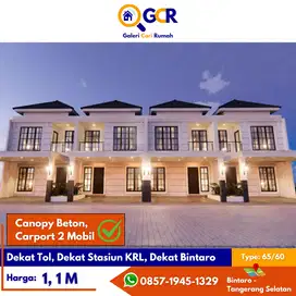Rumah 2 Lantai Di Bintaro Harga 1 M, Lokasi Strategis Design Mewah.