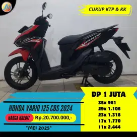 KREDIT DP 1JUTA HONDA VARIO 125 CBS 2024 ANGSURAN SANGAT TERJANGKAU