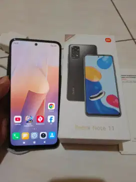 Redmi note 11 6/128 fullset mahar/tt