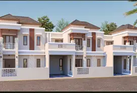 Rumah baru lantai II di A Yani Utara free SHM Deket lap Lumintang