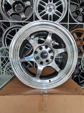 Velg Advan racing Ring 16 lebar 7
PCD. 4x100/114.3 et.35