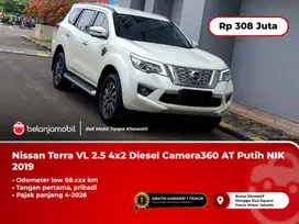[ LOW KM ] Nissan Terra VL 2.5 4x2 Diesel Camera360 AT Putih 2019/2020