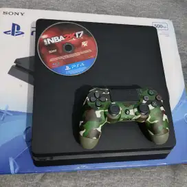 PS 4 SLIM ORI 500GB + BD NBA 2K17