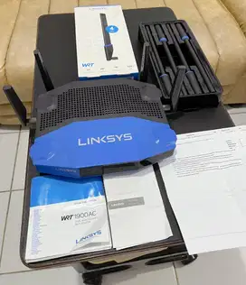 LINKSYS WRT 1900AC Dual Band Smart Wifi (Inc. 1 pack=4 pcs High Antena