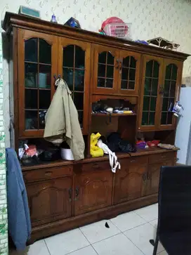 Lemari jati tua dan lawas jaminan 100 persen