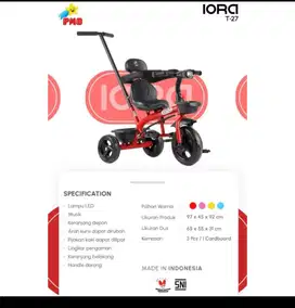Sepeda roda tiga iora T27