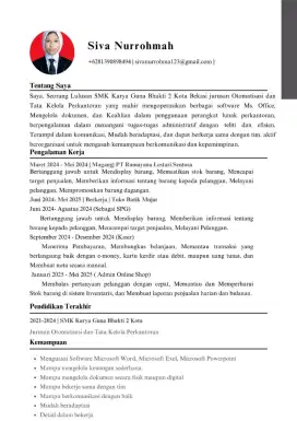 Info lowongan kerja