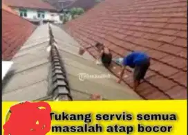 Tukang atap rumah bocor, rembes, renovasi rumah, atap baja ringan