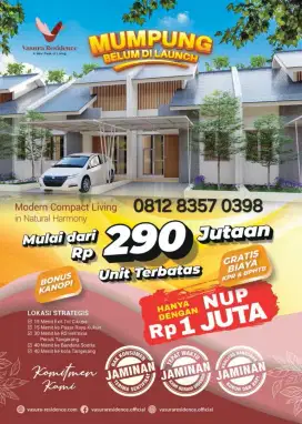 CUKUP BAYAR 1 JUTA SUDAH BISA DAPAT RUMAH*