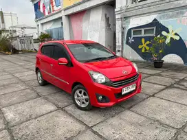 Dp 5jt km 53rb Daihatsu Ayla 1.0 X AT matik 2018 Merah 2019 2017