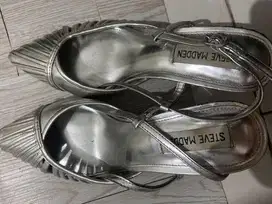 Heels steve madden silver