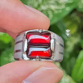 Batu Permata Natural Almandine Garnet SriLanka Custom 57.39 Ct Total